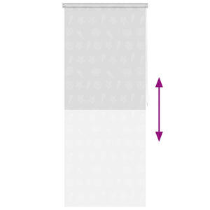 vidaXL Shower Blind 120x240 cm Starfish Pattern