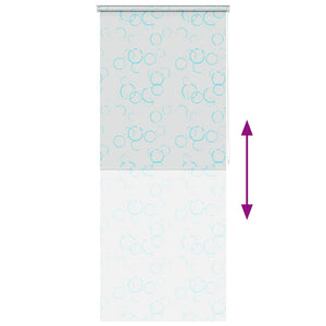 vidaXL Shower Blind 80x240 cm Bubble Pattern