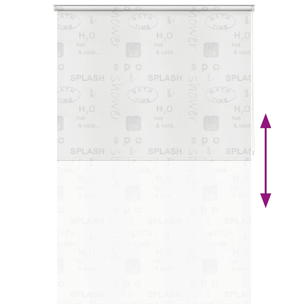 vidaXL Shower Blind 160x240 cm Splash Design