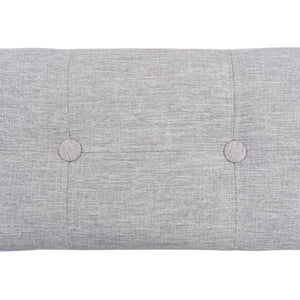 vidaXL Bench Set 2-piece Seagrass Grey