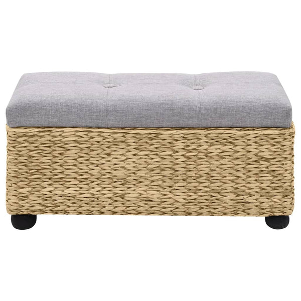vidaXL Bench Set 2-piece Seagrass Grey