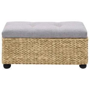 vidaXL Bench Set 2-piece Seagrass Grey