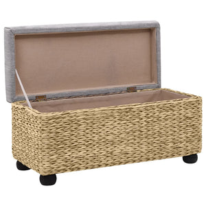 vidaXL Bench Set 2-piece Seagrass Grey