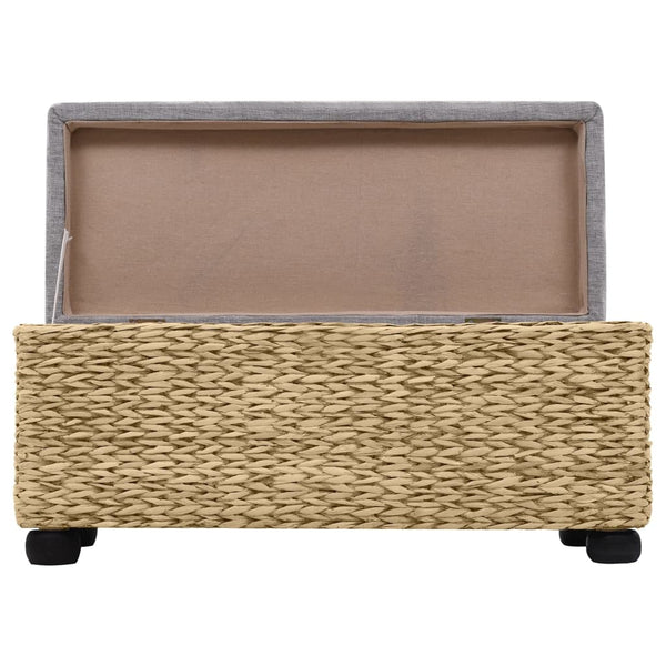 vidaXL Bench Set 2-piece Seagrass Grey