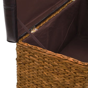 vidaXL Bench Set 2-piece Seagrass Brown