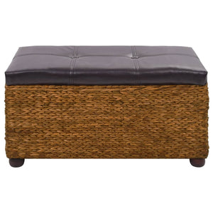 vidaXL Bench Set 2-piece Seagrass Brown