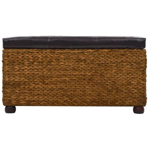 vidaXL Bench Set 2-piece Seagrass Brown