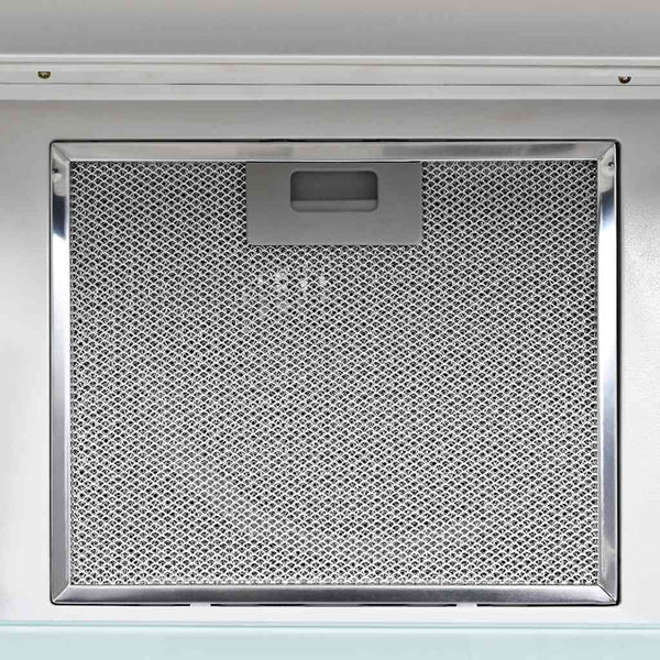 vidaXL Wall-Mounted Cooker Hood Stainless Steel 756 m³/h 60 cm White