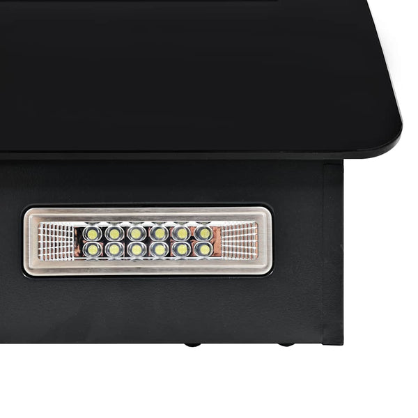 vidaXL Wall-Mounted Cooker Hood Stainless Steel 756 m³/h 60 cm Black