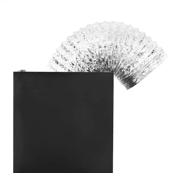 vidaXL Wall-Mounted Cooker Hood Stainless Steel 756 m³/h 60 cm Black