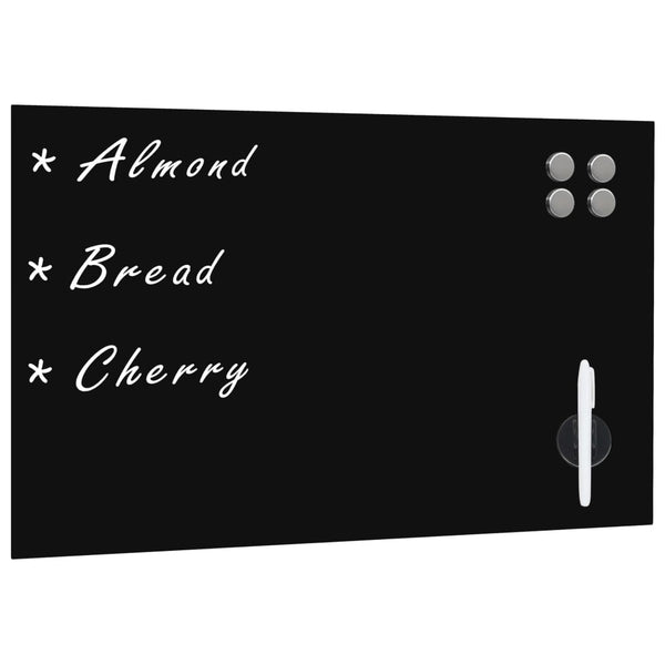 vidaXL Magnetic Glass Whiteboard Wall-Mounted 60 x 40 cm