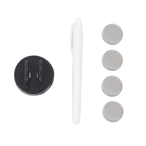 vidaXL Magnetic Glass Whiteboard Wall-Mounted 100 x 60 cm