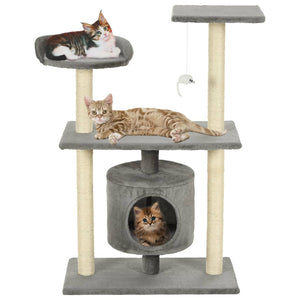 vidaXL Cat Scratching Post Sisal 95 cm Grey