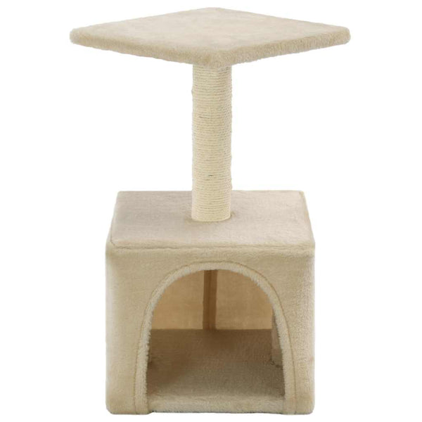 vidaXL Cat Scratching Post Sisal 55 cm Beige