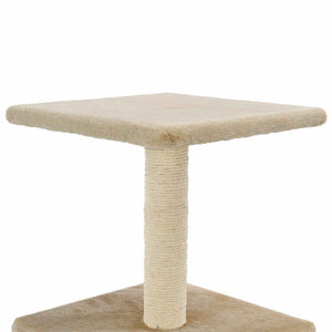 vidaXL Cat Scratching Post Sisal 55 cm Beige