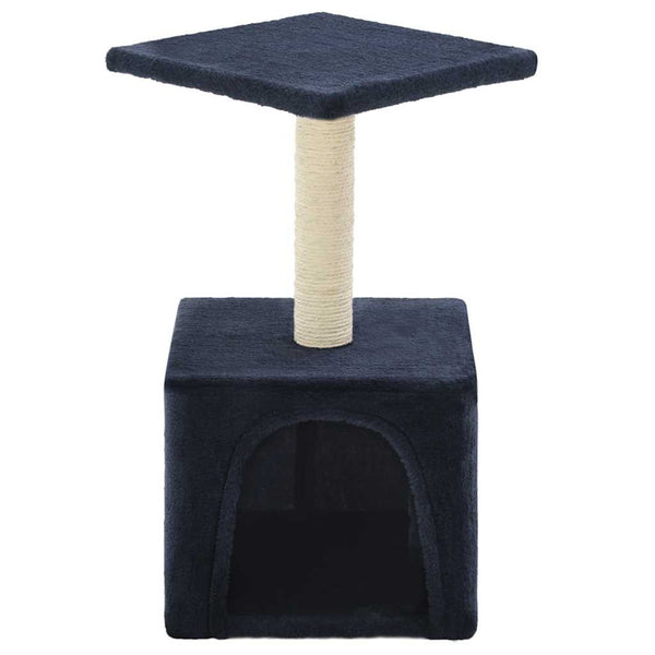 vidaXL Cat Scratching Post Sisal 55 cm Dark Blue