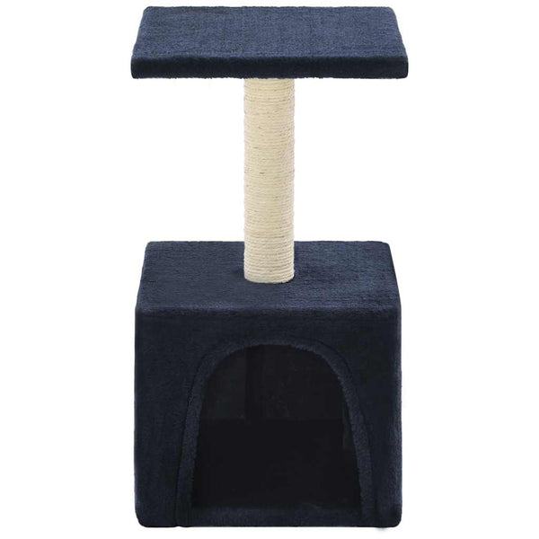 vidaXL Cat Scratching Post Sisal 55 cm Dark Blue