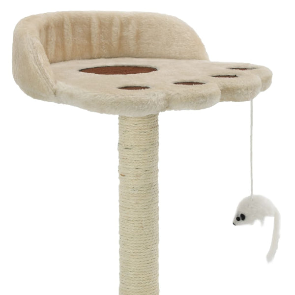 vidaXL Cat Scratching Post Sisal 40 cm Beige and Brown