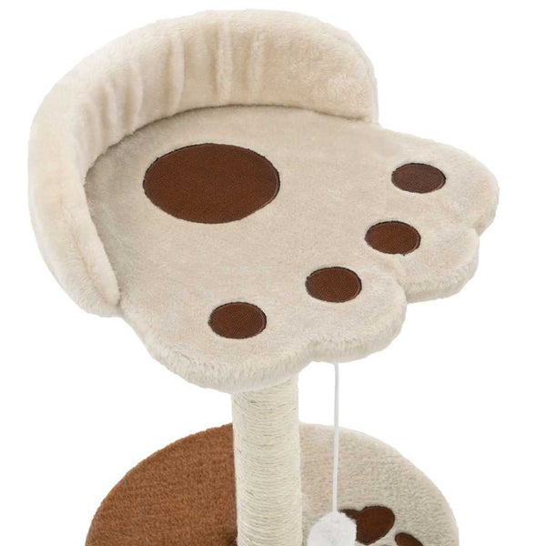 vidaXL Cat Scratching Post Sisal 40 cm Beige and Brown