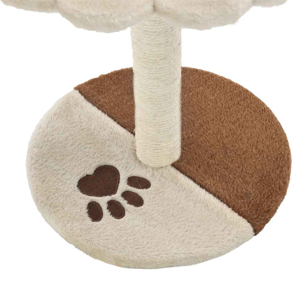 vidaXL Cat Scratching Post Sisal 40 cm Beige and Brown