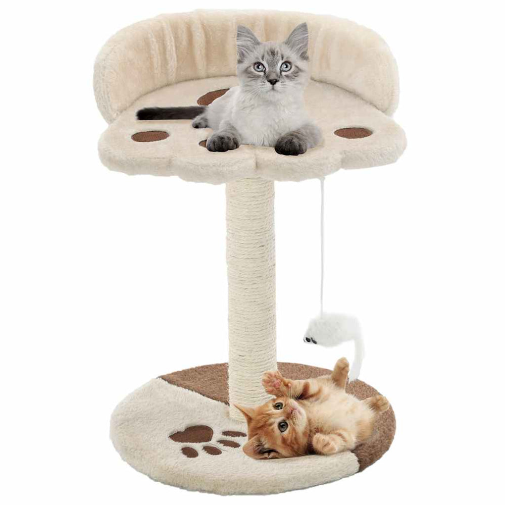 vidaXL Cat Scratching Post Sisal 40 cm Beige and Brown