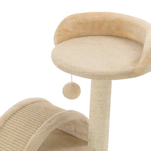 vidaXL Cat Scratching Post Sisal 40 cm Beige and Brown