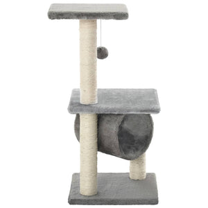 vidaXL Cat Scratching Post Sisal 65 cm Grey
