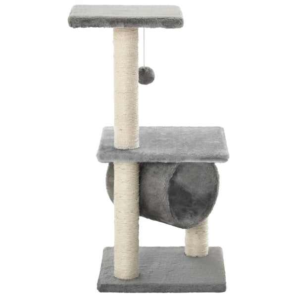 vidaXL Cat Scratching Post Sisal 65 cm Grey