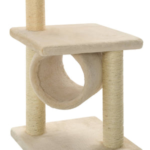 vidaXL Cat Scratching Tree Sisal 65 cm Beige