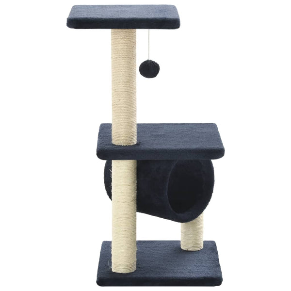 vidaXL Cat Scratching Post Sisal 65 cm Dark Blue