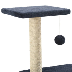 vidaXL Cat Scratching Post Sisal 65 cm Dark Blue