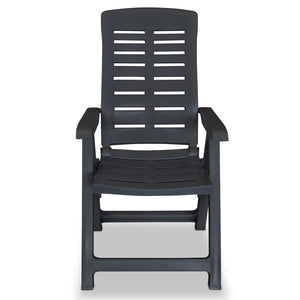 vidaXL Garden Sun Loungers 4 pcs. Anthracite