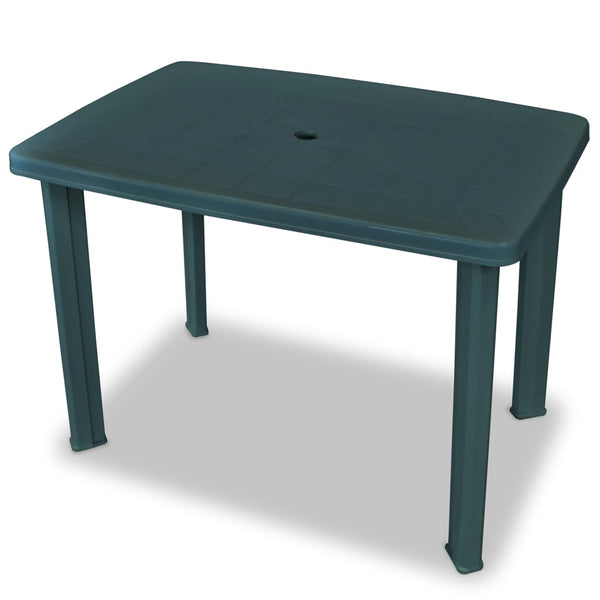 vidaXL 3-Piece Bistro Set Plastic Green