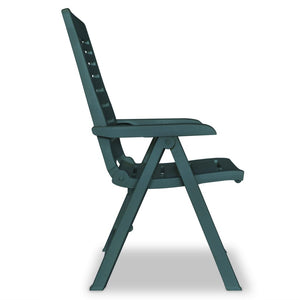 vidaXL 5-Piece Garden Dining Set Plastic Green