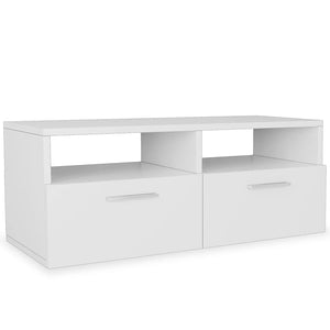 vidaXL 2 pcs. TV Cabinets Engineered Wood 95x35x36 cm White