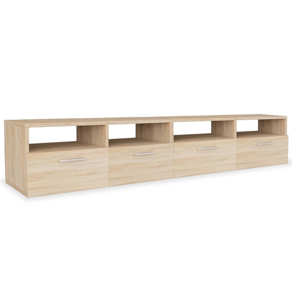 vidaXL 2 pcs. TV Cabinets Engineered Wood 95x35x36 cm Oak