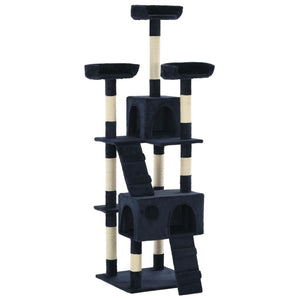 vidaXL Cat Tree with Sisal Posts 170 cm Blue