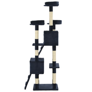 vidaXL Cat Tree with Sisal Posts 170 cm Blue
