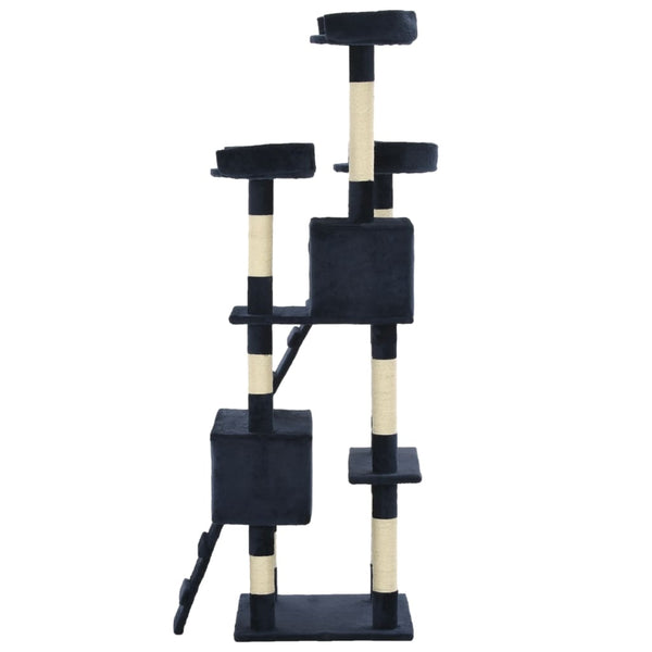 vidaXL Cat Tree with Sisal Posts 170 cm Blue