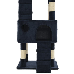 vidaXL Cat Tree with Sisal Posts 170 cm Blue