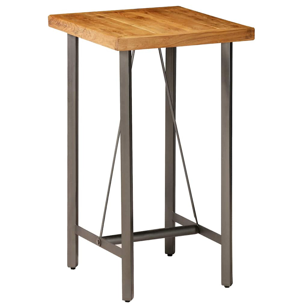 vidaXL Bar Table Recycled Solid Teak Wood 60x60x107 cm