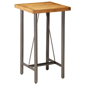 vidaXL Bar Table Recycled Solid Teak Wood 60x60x107 cm