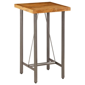 vidaXL Bar Table Recycled Solid Teak Wood 60x60x107 cm