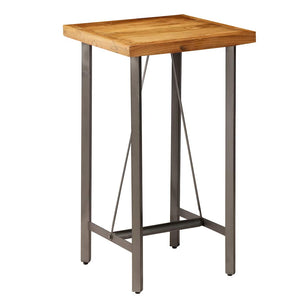 vidaXL Bar Table Recycled Solid Teak Wood 60x60x107 cm
