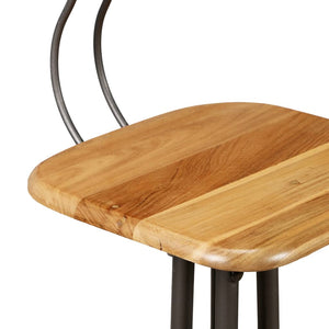 vidaXL Bar Stools 2 pcs Solid Reclaimed Teak Wood