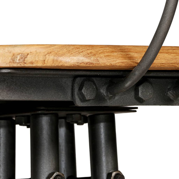 vidaXL Bar Stools 2 pcs Solid Reclaimed Teak Wood