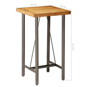 vidaXL 3-Piece Bar Set Recycled Solid Teak Wood