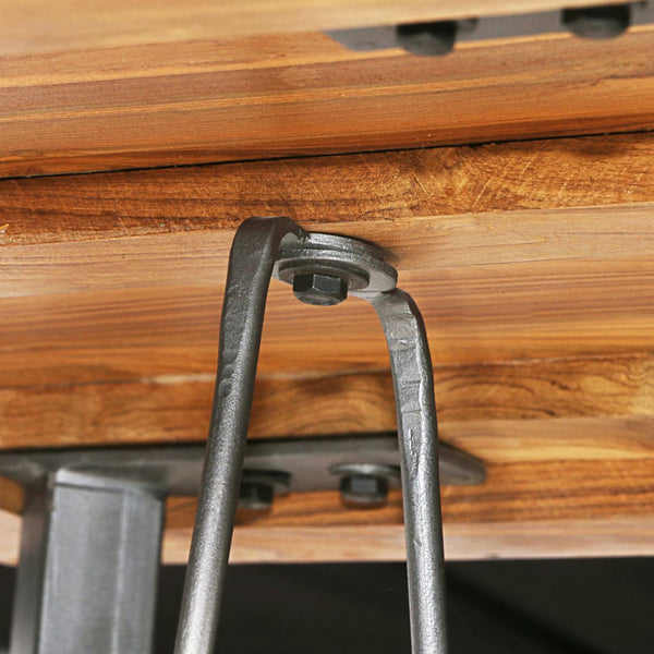 vidaXL 3-Piece Bar Set Recycled Solid Teak Wood