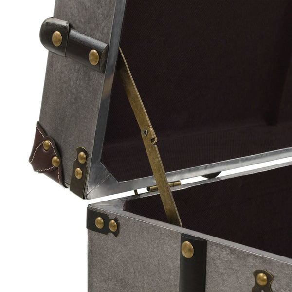 vidaXL Coffee Table MDF and Aluminum 102x51x47.5 cm