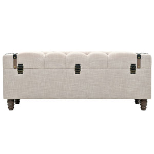 vidaXL Storage Bench Set 3-piece Solid Wood and Steel 112x37x45 cm